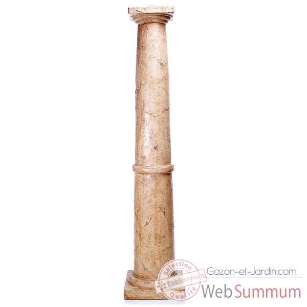 Piedestal et Colonne-Modele Classic Column, surface marbre vieilli-bs1010ww