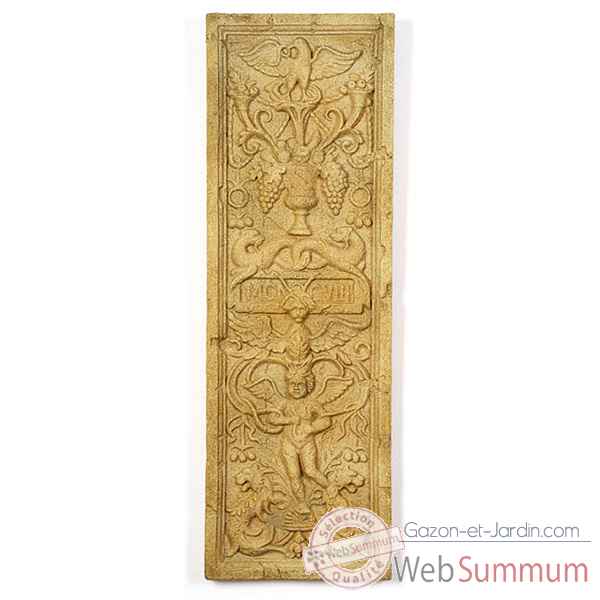 Video Decoration murale-Modele Angel Wall Decor, surface rouille-bs3089rst
