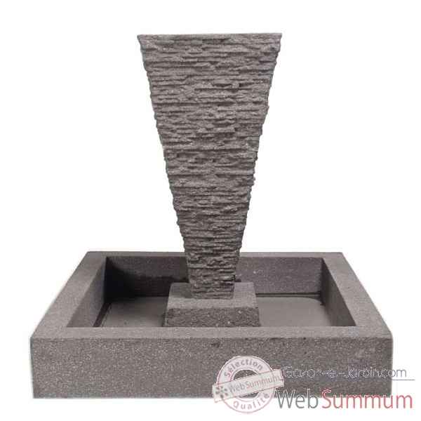 Fontaine-Modele Square Basin, surface aluminium-bs3302alu