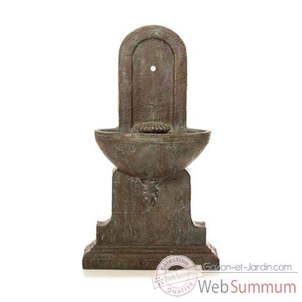 Fontaine-Modele Helene Fountain, surface granite avec bronze-bs3386gry/vb