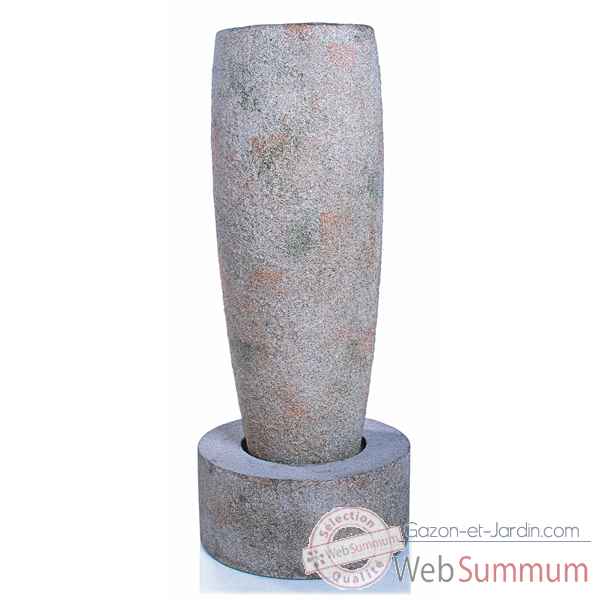 Fontaine-Modele Mati Crucible Fountain, surface granite-bs3503gry
