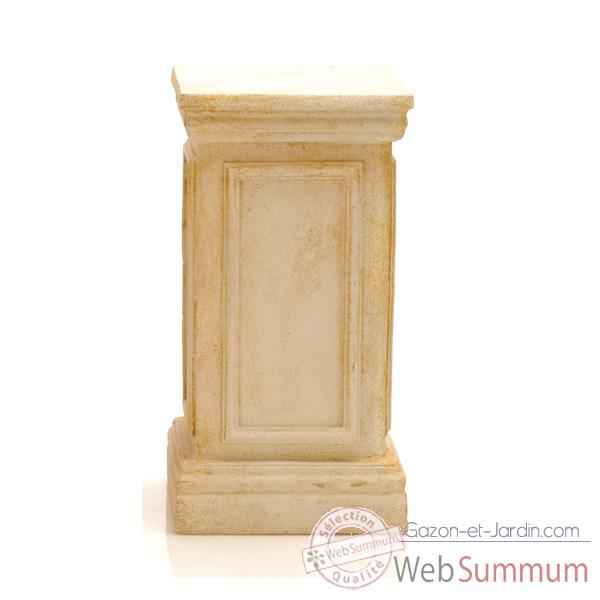 Colonne et Piedestal York Podest, marbre vieilli combinés or -bs1001wwg
