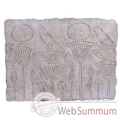 Video Decoration murale Papyrus Wall Plaque, granite -bs2311gry
