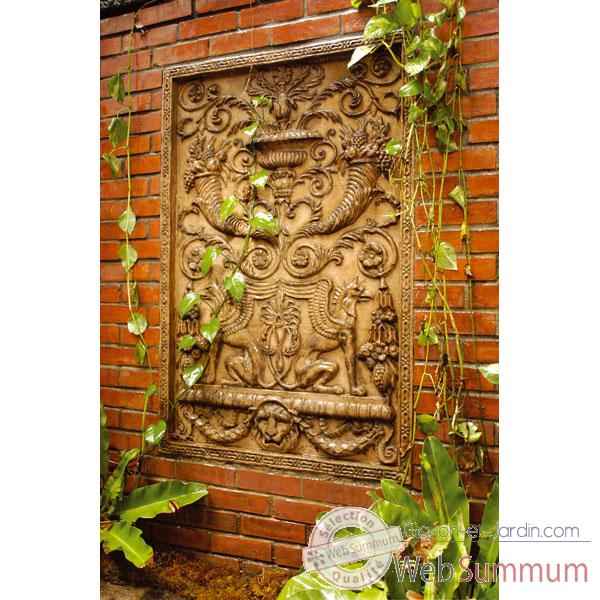 Video Decoration murale Wall Decor -Griffin Motif, rouille -bs2602rst