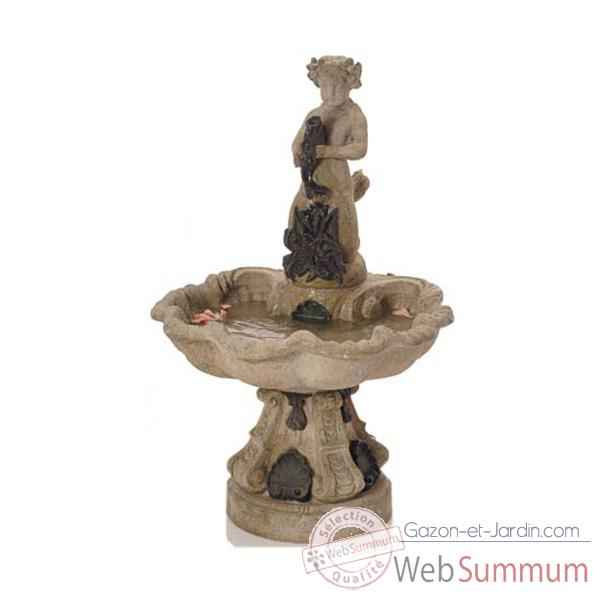 Video Fontaine Alsace Fountain, granite combines fer -bs3103gry -iro
