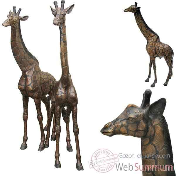 Girafe en bronze -BRZ1159