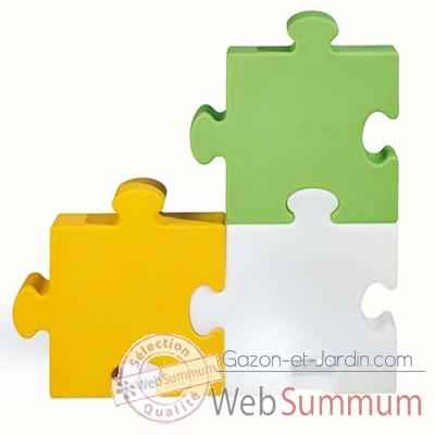 Module puzzle lumineux P.O.P. jaune Slide - SD PUZ050