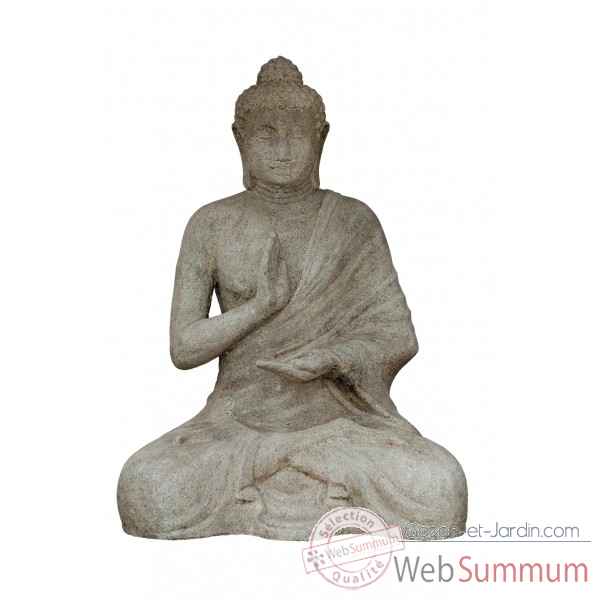 Statue de bouddha assis Rochers Diffusion -BA 100