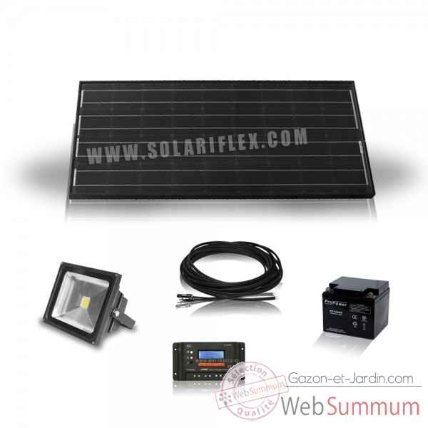 Kit solaire 100w + 1 spot 30w Solariflex -WUN-0015