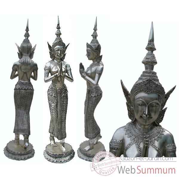 Statuette divinités Thaï en bronze -BRZ262A