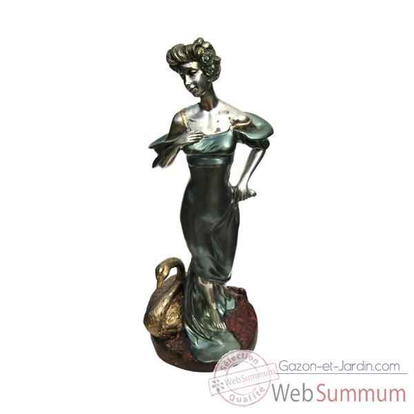 Statuette femme Européenne en bronze -BRZ740A