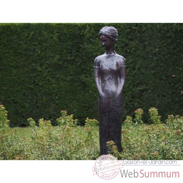 Statue bronze femme moderne -B47306