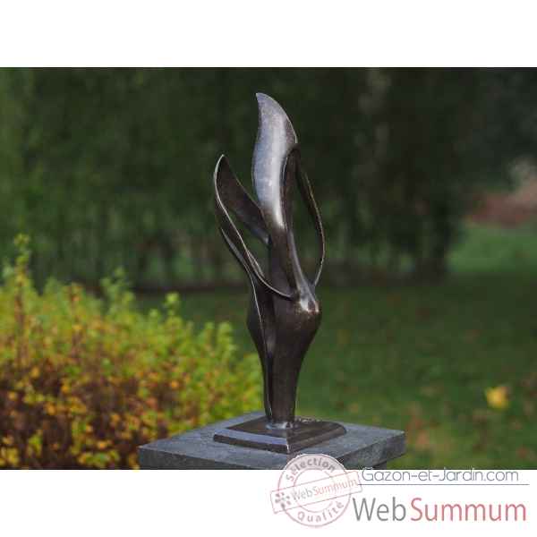 Statue en bronze couple moderne thermobrass -an2235br-bi